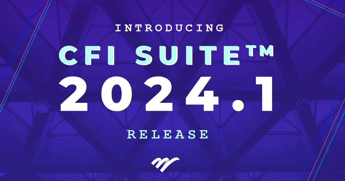 CFI Suite 2024.1 Release