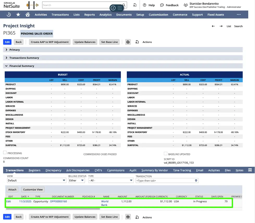 Project Insight 1