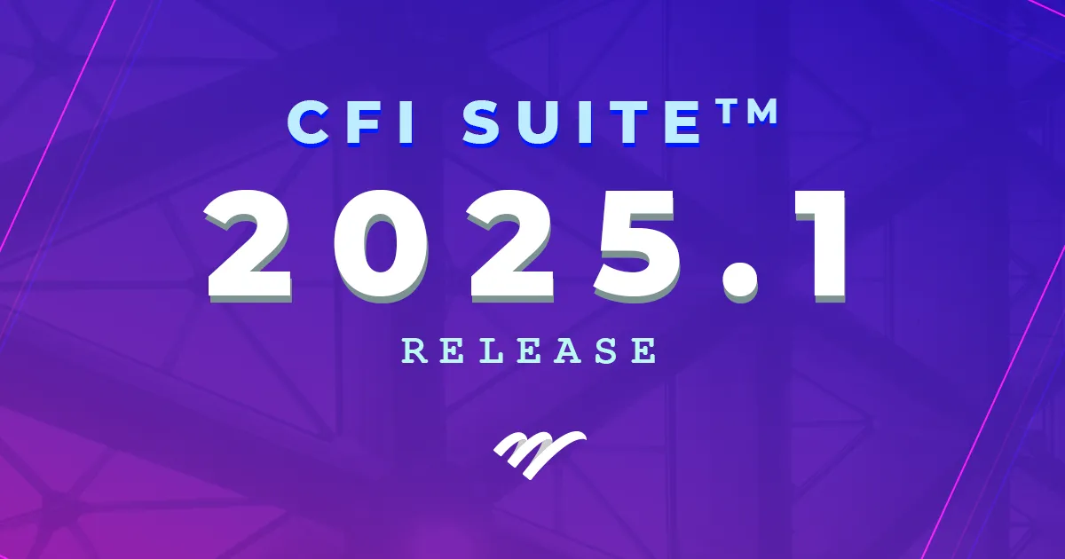 CFI Suite 2025.1 Release