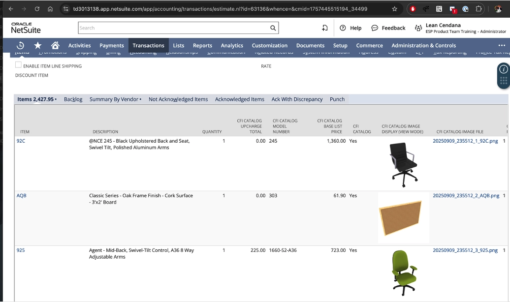 1.1.1 Updated CFI Catalog User Interface (UI) 2 Advanced Receiving 4