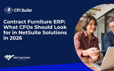 Contract Furniture ERP: What CFOs Should Look for in NetSuite Solutions in 2026