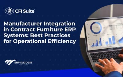 Manufacturer Integration in Contract Furniture ERP Systems: Best Practices for Operational Efficiency